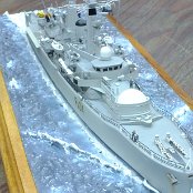 Atlantic Models 1/350 Leander HMS Cleopatra built as HMNZS Southland by John Darlington