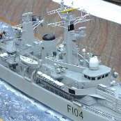 Atlantic Models 1/350 Leander HMS Cleopatra built as HMNZS Southland by John Darlington