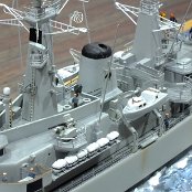 Atlantic Models 1/350 Leander HMS Cleopatra built as HMNZS Southland by John Darlington